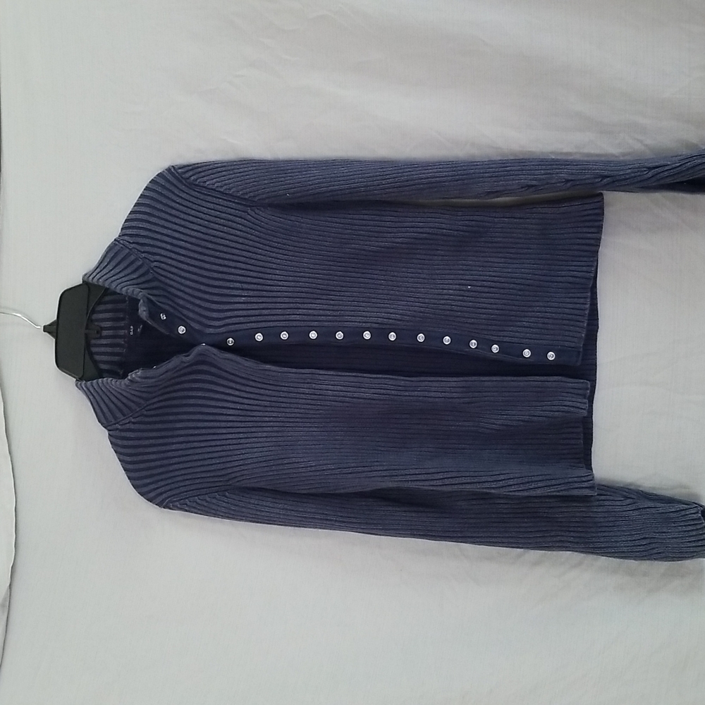 Gap navy button up